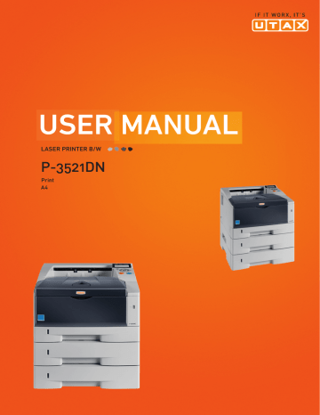 Triumph Adler P-3521DN User manual | Manualzz