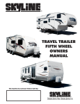 Skyline Travel Trailer Fifth Wheel Owners Manual