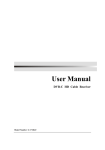 DVB-C HD Cable Receiver C-1720AC User Manual