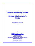 CIMScan Version 6 System Administrator&rsquo;s Guide