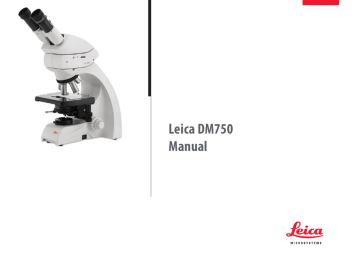 Leica DM750 Basic Microscope Manual | Manualzz