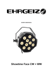 Ehrgeiz Showtime SF1 10x10W CW+WW User Manual