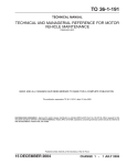 Air Force Motor Vehicle Maintenance Technical Manual