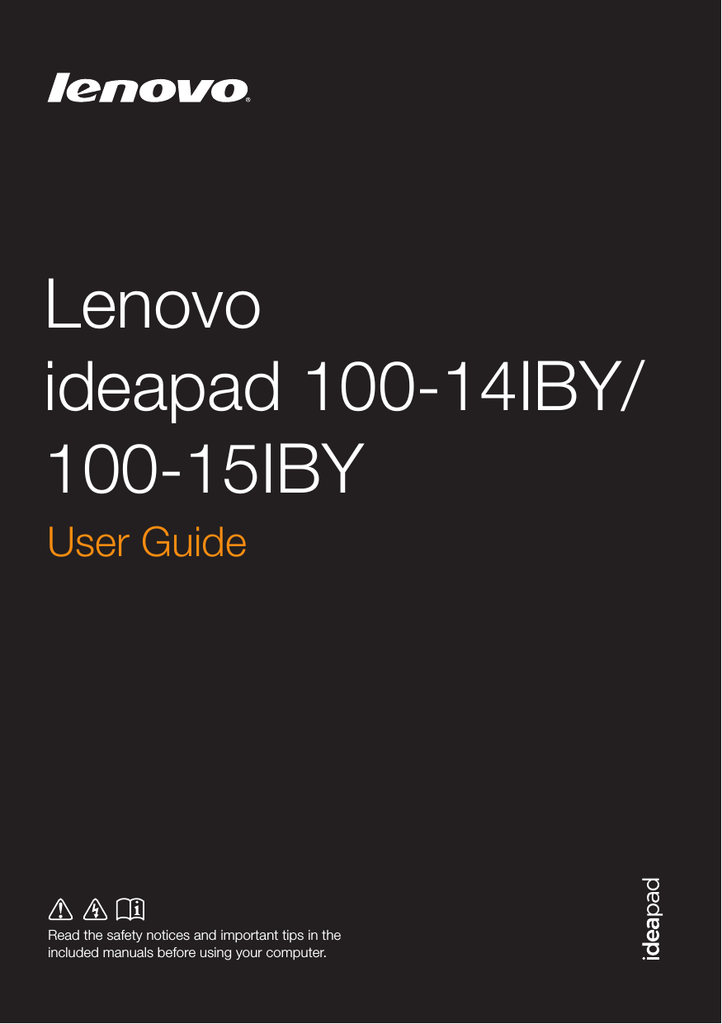 Lenovo Ideapad 100 14iby 100 15iby Manualzz