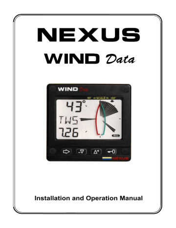 Nexus Wind Data Installation and Operation Manual  Manualzz