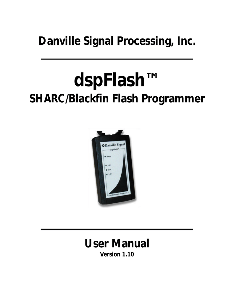 dspFlash™ Danville Signal Processing, Inc. Manualzz