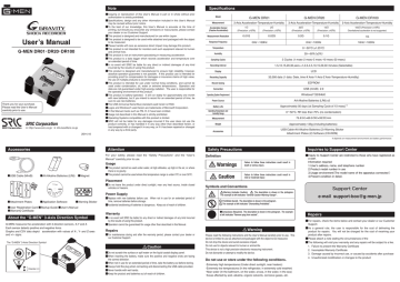 User`s Manual | Manualzz