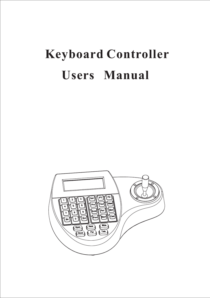Keyboard Controller Users Manual Manualzz