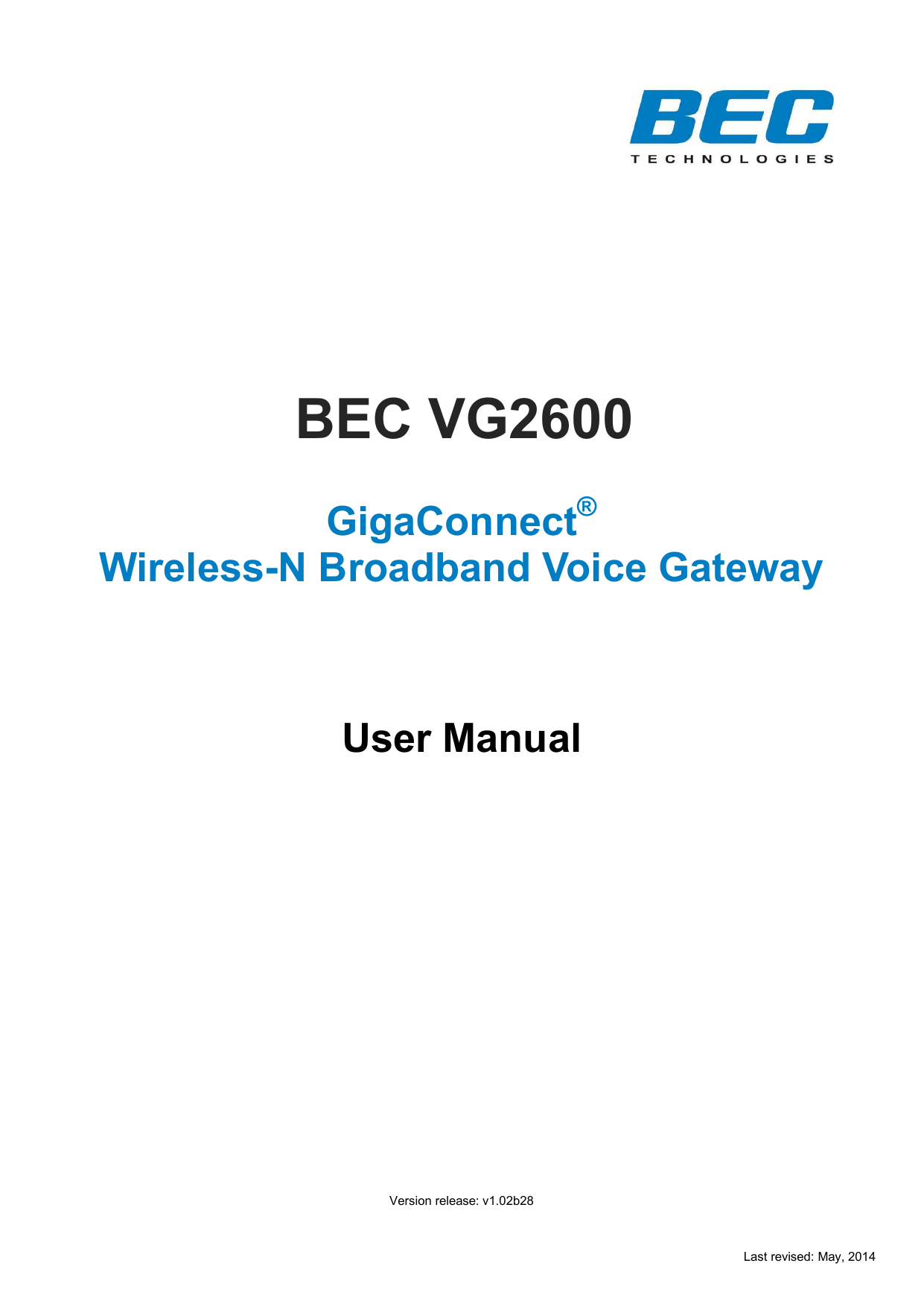 Basic Installation - BEC Technologies, Inc. | Manualzz