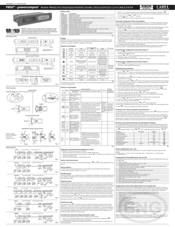 Manual Carel Manualzz