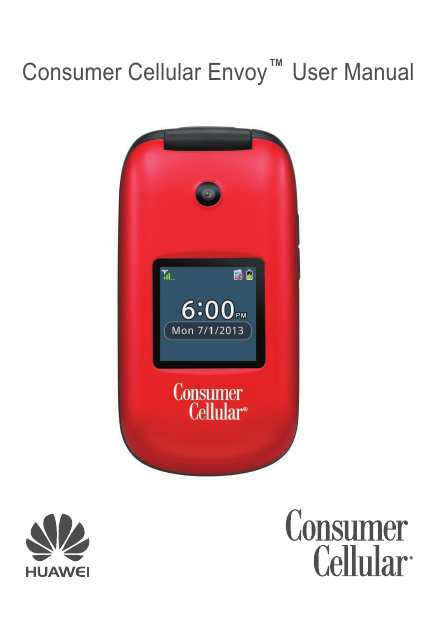 Consumer Cellular Envoy User Manual | Manualzz