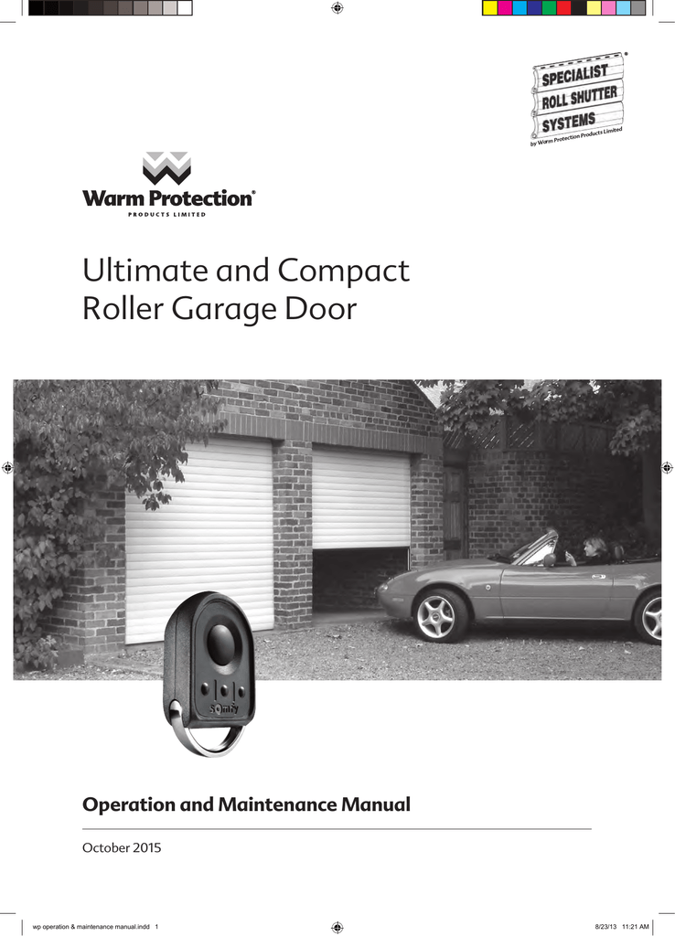 Ultimate And Compact Roller Garage Door Manualzz Com
