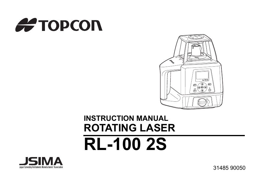 New Topcon Rotating Level RL-VH2G/A/B Instruction Manual 