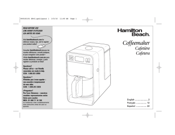 Hamilton beach coffee maker clearance 46201