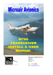 M760 Transceiver Installation &amp; User Manual
