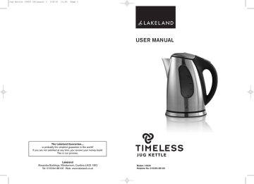 Lakeland Timeless 14620 User manual | Manualzz
