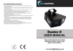 Lex Lighting Dualex II User Manual