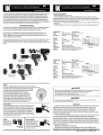 Underwater Kinetics Dive Light C4 Xenon, C4 Xenon Rechargeable, C8 Xenon, C8 Xenon Rechargeable User Manual