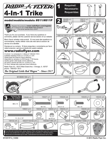 radio flyer big wheel instructions