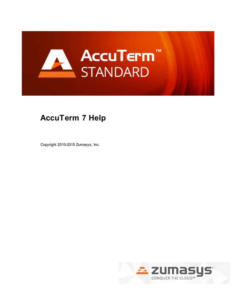 AccuTerm 7 User Manual | Manualzz