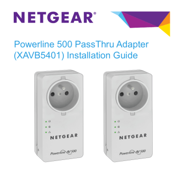 NETGEAR XAVB5401 Network Card User manual | Manualzz