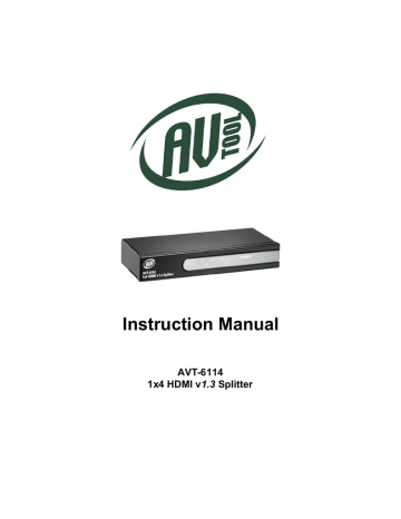 AV TOOL AVT-6114 Instruction manual | Manualzz