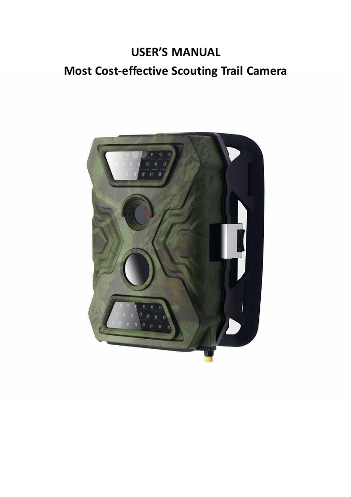 trail camera manual