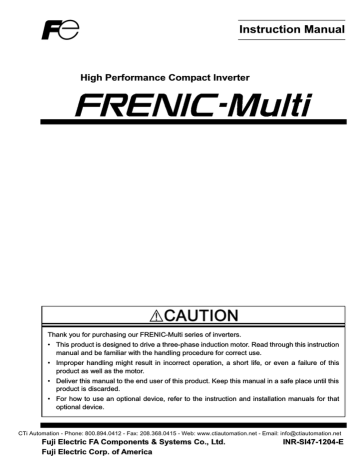 frenic inverter fuji manualzz