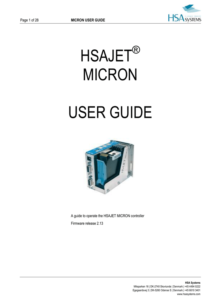 hsajet micron