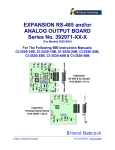 Expansion RS-485 and/or Analog Output Board 3530-10B, 3530-15B, 3530-20B, 3530-25B, 3530-35B, 3530-40B, 3530-50B - PIP