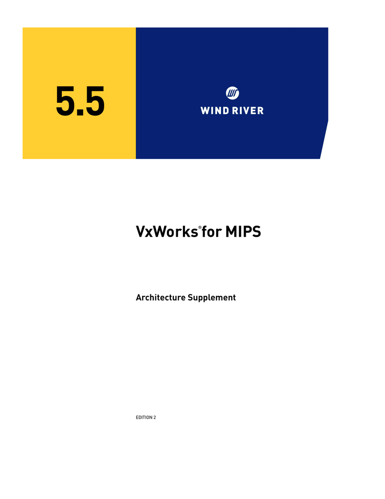 Vxworks For Mips Architecture Supplement 5 5 Manualzz