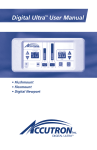Accutron Digital Ultra&trade; User Manual
