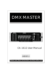 DMX Controller CA 1612 User Manual
