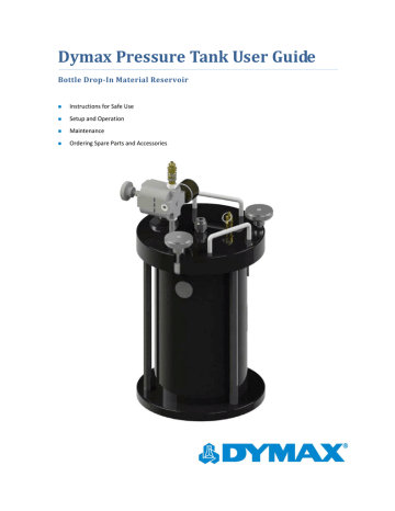 Dymax Bottle Drop-In Pressure Tank User Guide | Manualzz
