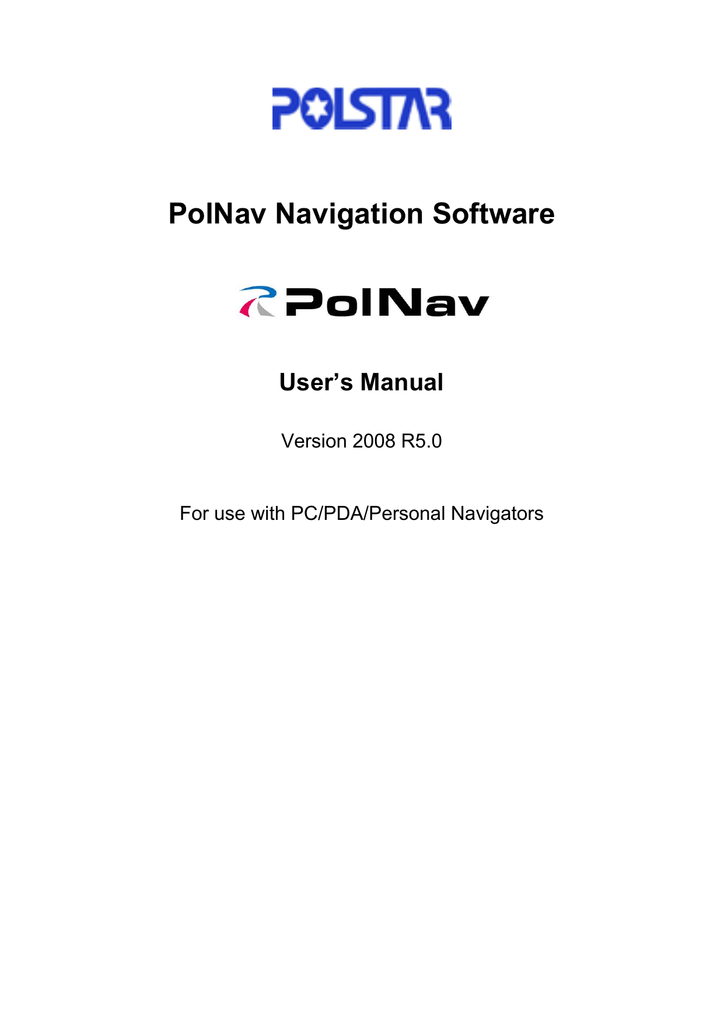 PolNav Navigation Software Manualzz