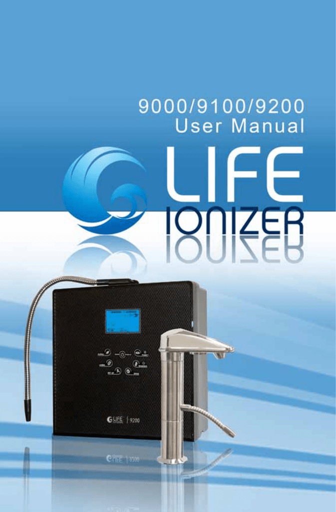 User Manual Alkaline Water Ionized Water Manualzz