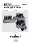 STENH&Oslash;J Piston Compressors B-LINE PL/TE/PE User Manual
