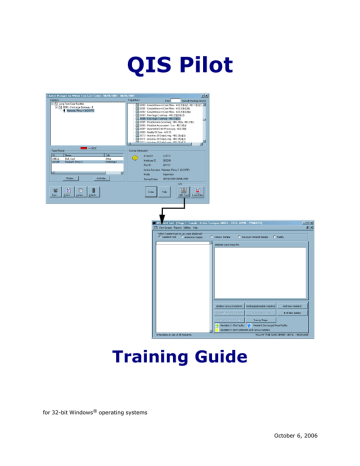 QIS Pilot - QIES Technical Support Office | Manualzz