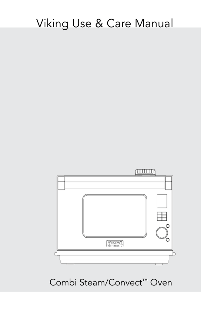 Viking Range CVCSO210SS Use & Care Manual Manualzz