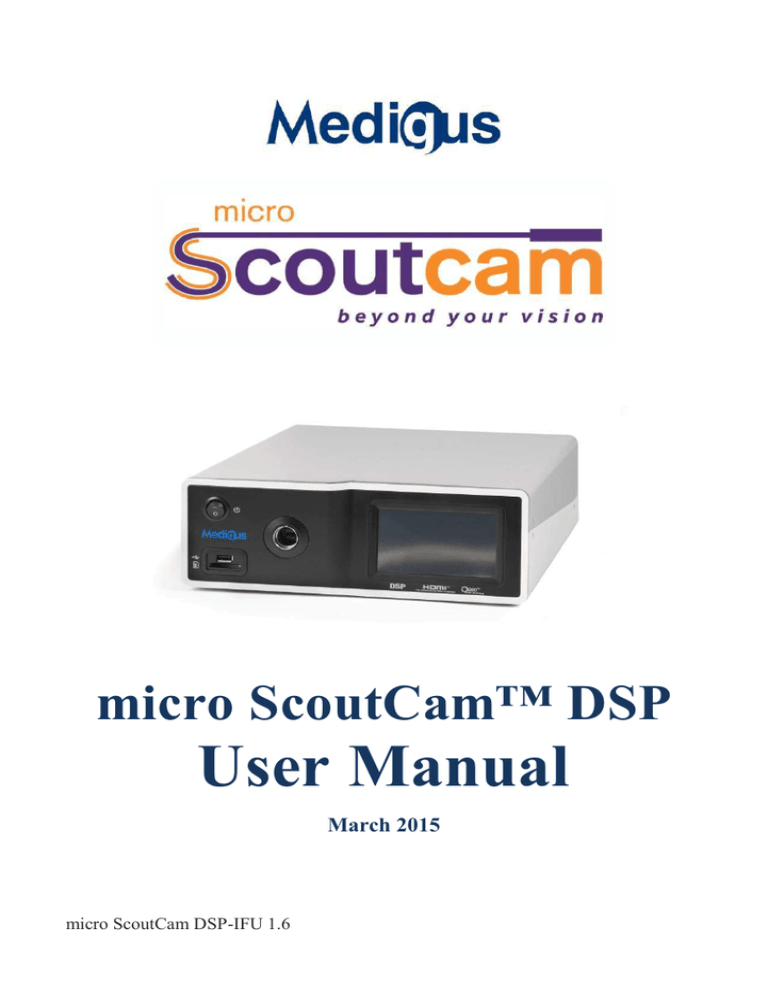 Micro Scoutcam Dsp Video Processor User Manual Manualzz