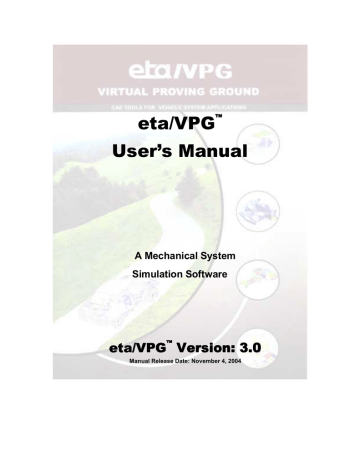 eta/VPG version 3.0 User Manual | Manualzz