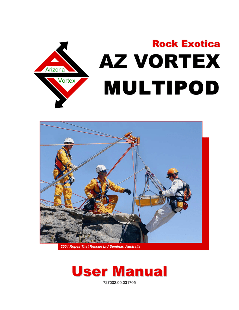 AZ VORTEX MULTIPOD Manualzz