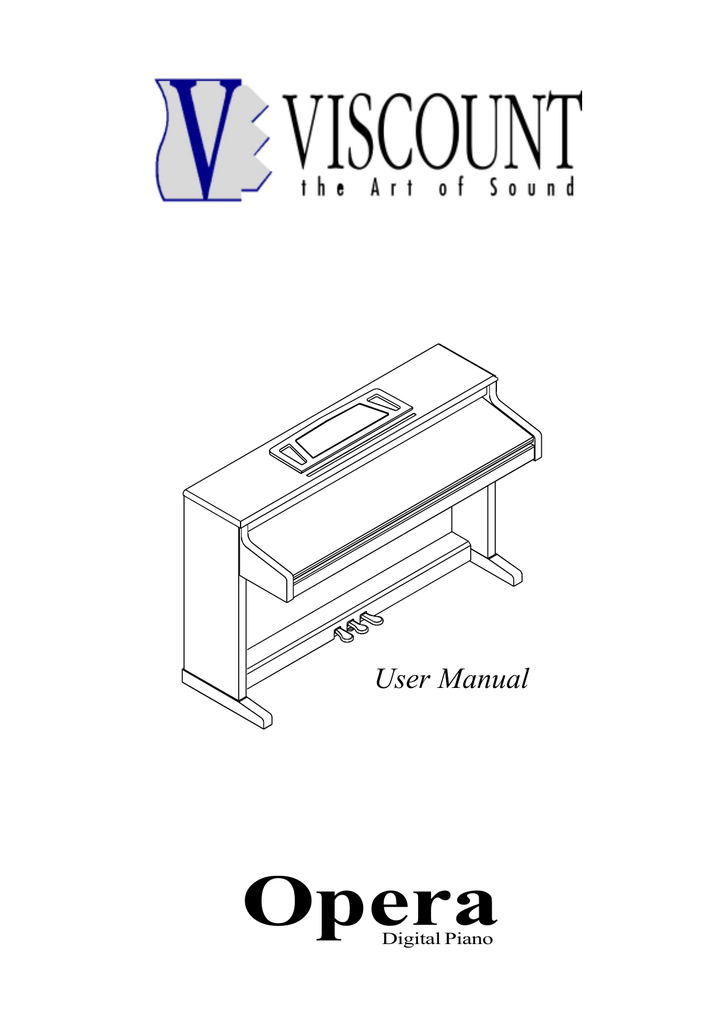 Viscount Opera user manual Manualzz
