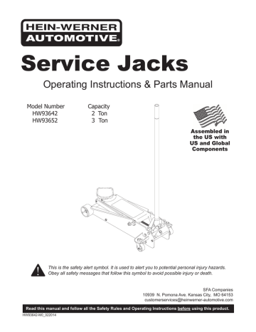 Service Jacks | Manualzz