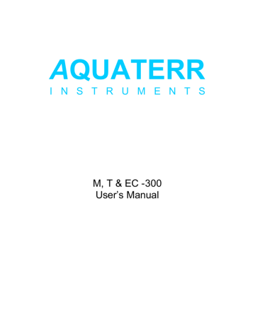 Aquaterr Instruction Manual | Manualzz