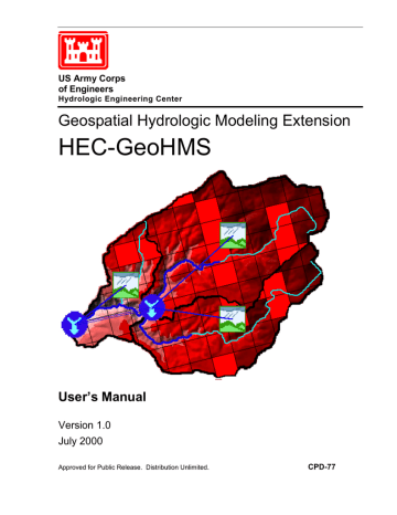 Appendix 25 - HEC-GeoHMS 1.0 Software Documentation | Manualzz