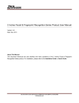 ZKAccess 3 Inches Facial &amp; Fingerprint Recognition User Manual
