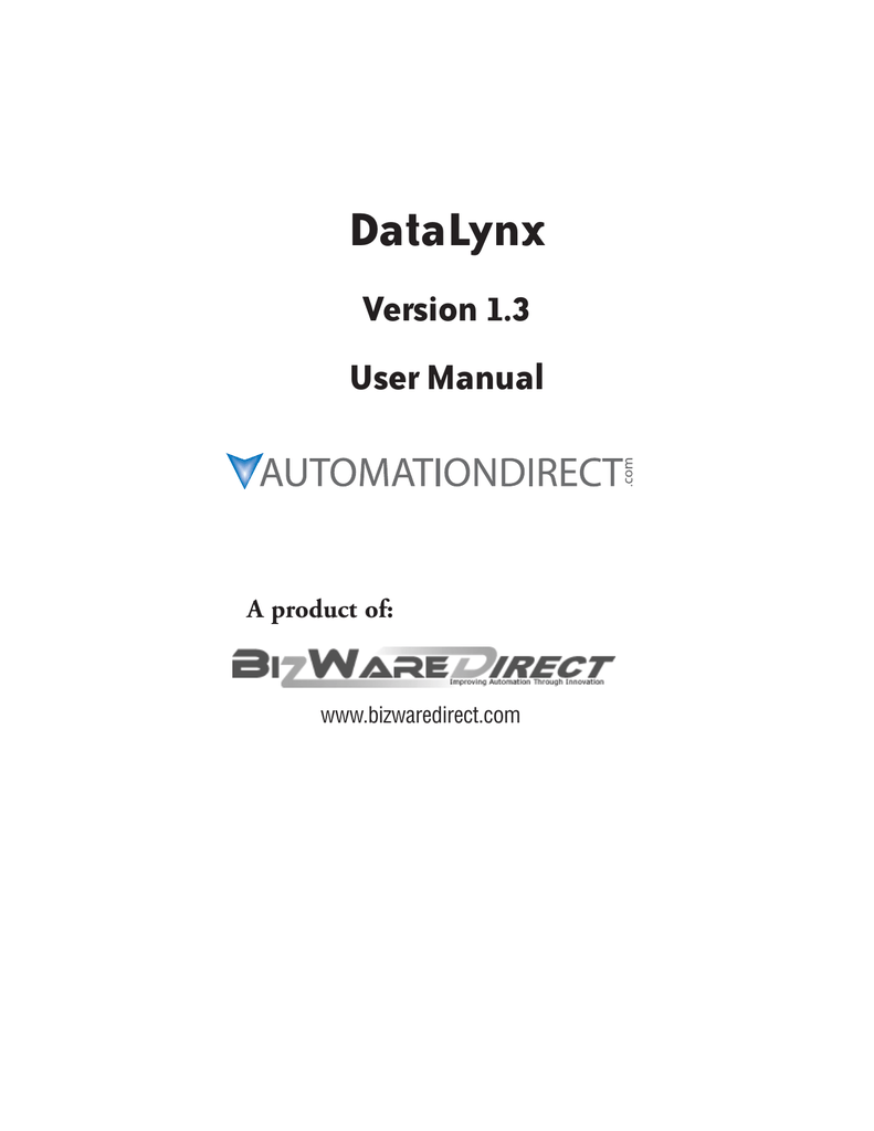 automation-direct-pc-dlynx-m-owner-s-manual-manualzz