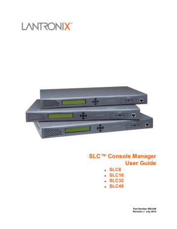 Console Port. Lantronix Lantronix SLC | Manualzz