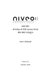 Niveo NW-ER3 User manual